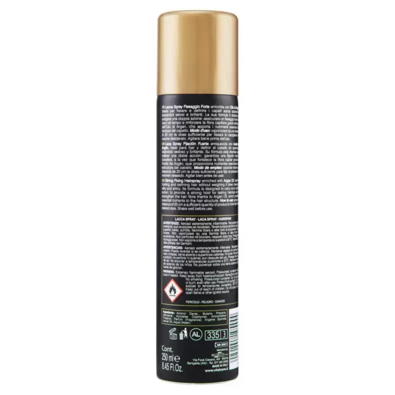 Vitalcare Fixativ Luxury Argan, 250 ml, Bax 6 buc.